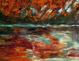AUTUMN RIVER REFLECTIONS